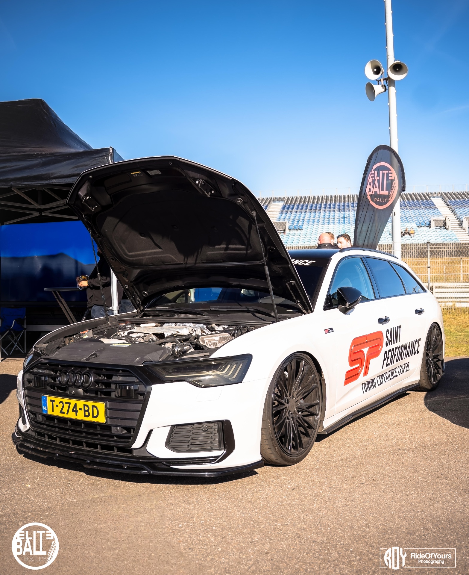 Saint Performance Audi A6 met geopende motorkap