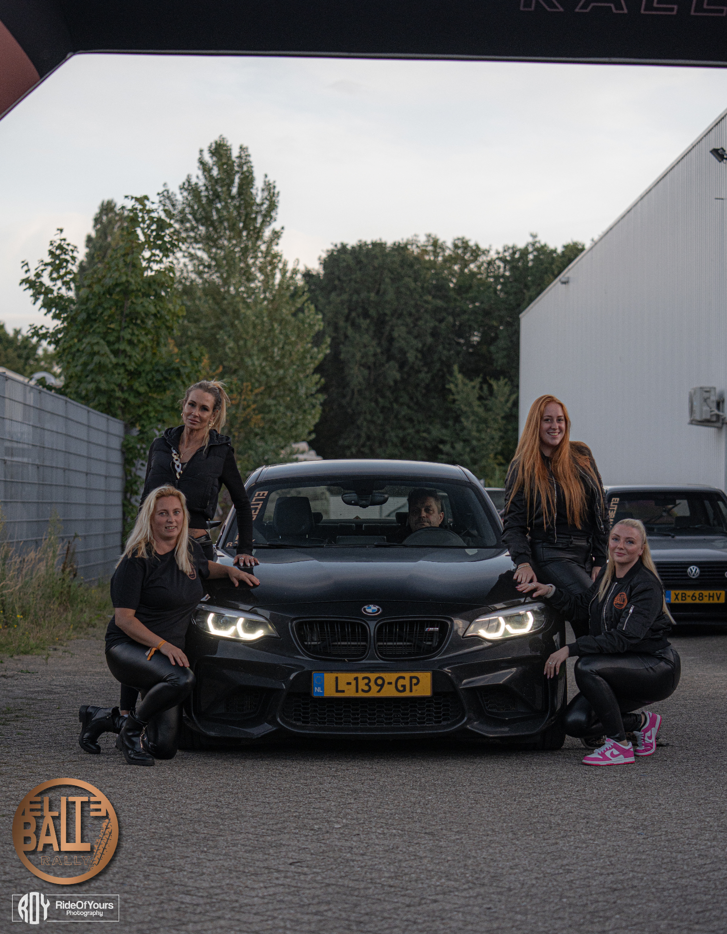BMW M2 met Eliteball Rally team